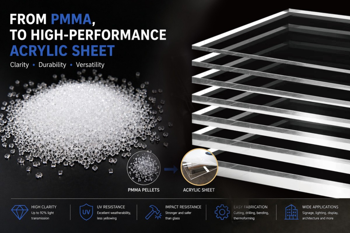 PMMA pellets raw material