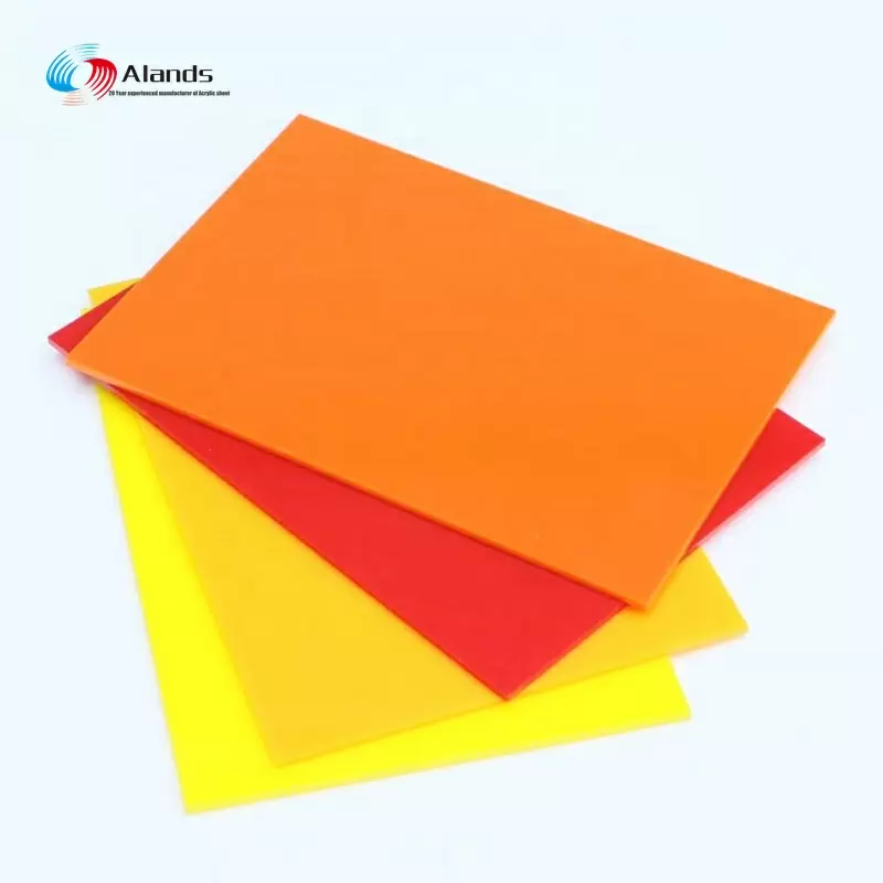  High-Quality Non-Yellowing Custom Color Cast Acrylic Sheets for Diverse Applications