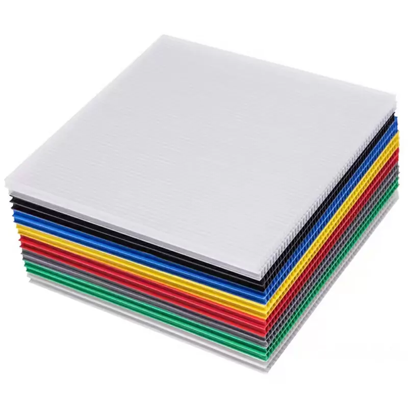 White or Balck PP Hollow Sheet