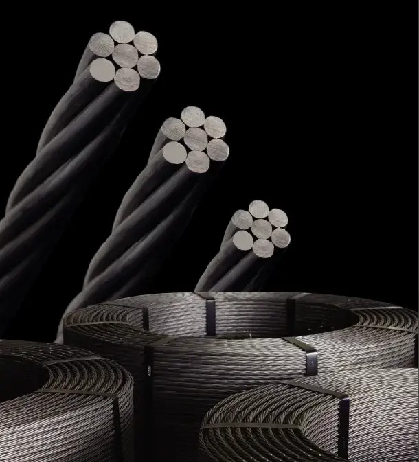 High Tensile Prestressed Concrete Strand Steel Cable PC Strand
