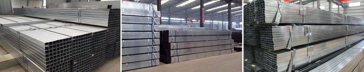 Galvanized square pipe