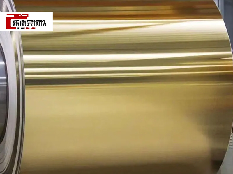 201 304 hairline surface finished Ti-Gold PVD color stainless steel coil