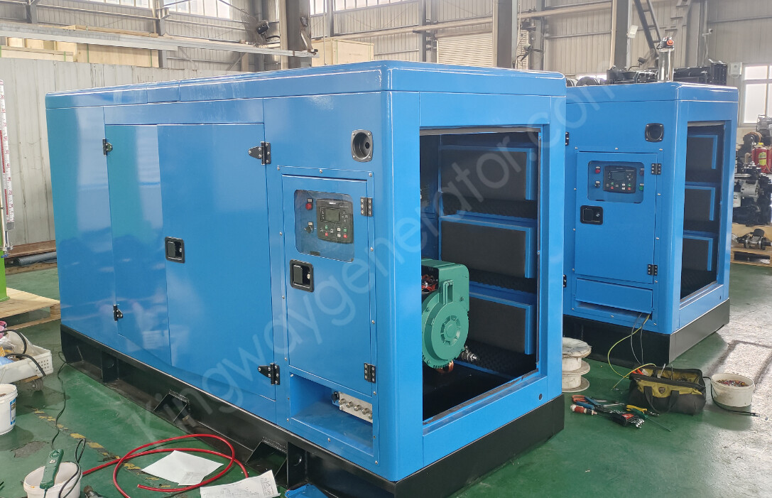 60KVA Compress Natural Gas Generator Set Exported to Nigeria