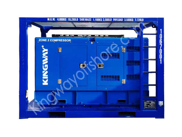 125CFM Atlas Copco ATEX Certified Zone 2 Hazardous Area Explosion Proof Diesel Air Compressor 