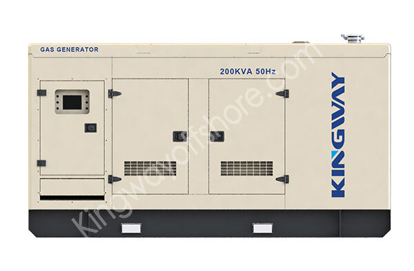 200KVA Natural Gas Silent Generator Set