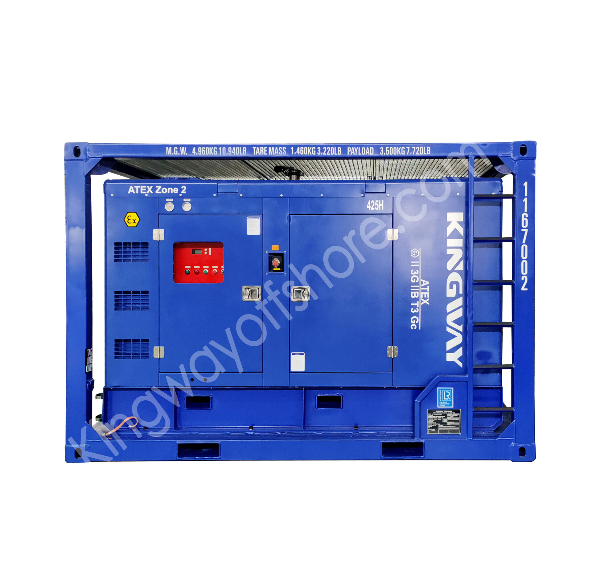 Kingway Atex Certified Zone 2 Explosion Proof Air Compressor Delivered to Client