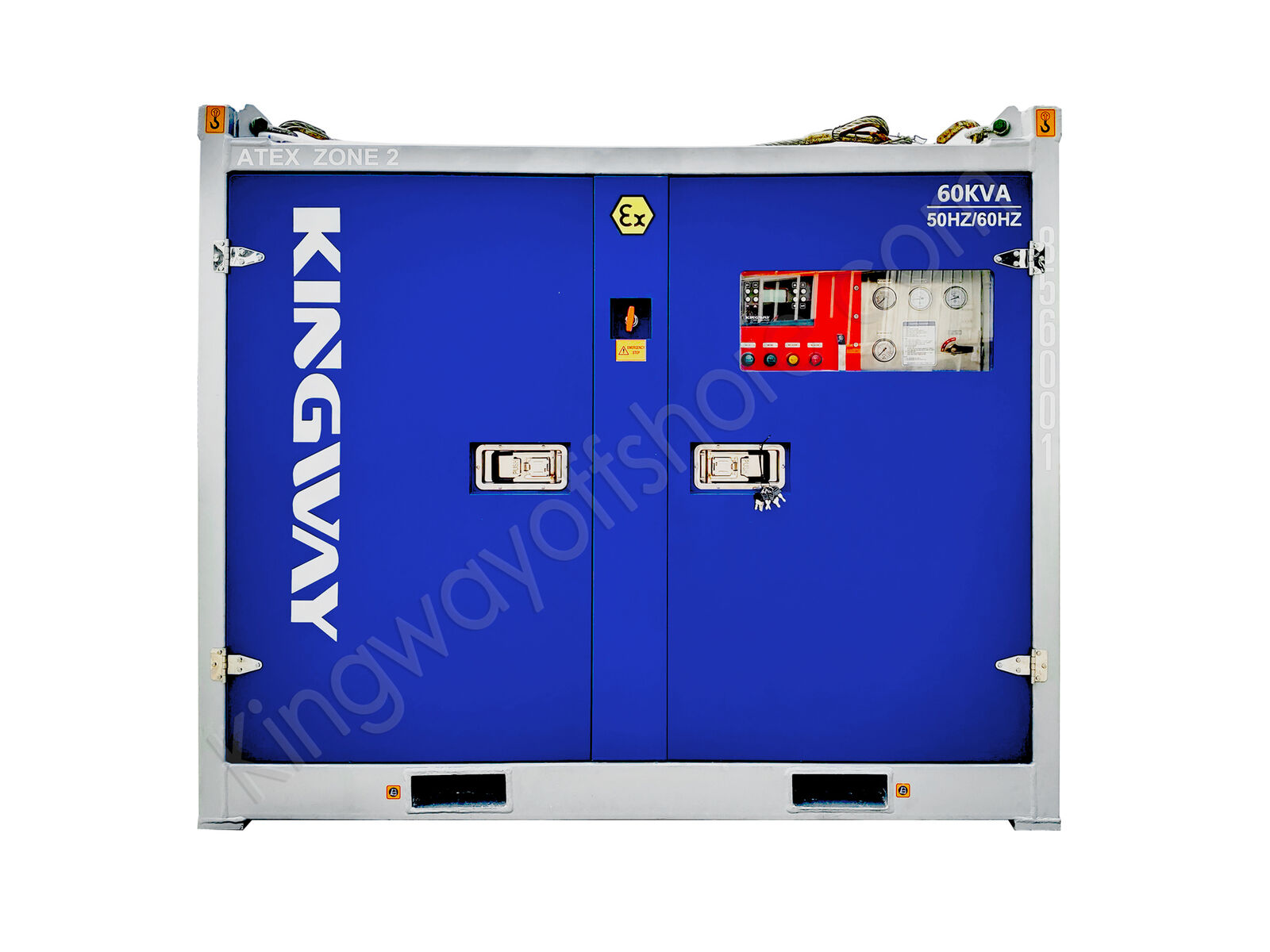 60KVA Zone 2 Explosion Proof Generator Set ( DNV Lifing Frame & Silent Canopy Integrated Design )