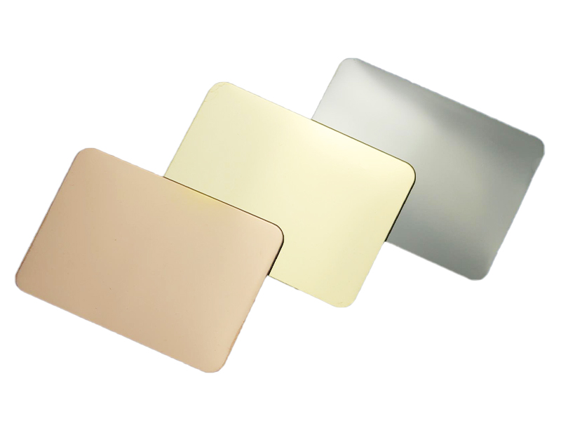 Stainless steel decorative color plate Red bronze stainless steel plate 201 Bronze hair black hair pattern color plate customization