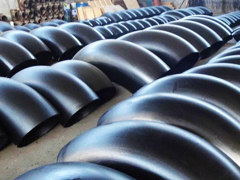 Customized carbon steel stamping elbow DN50 can be delivered to the factory as required