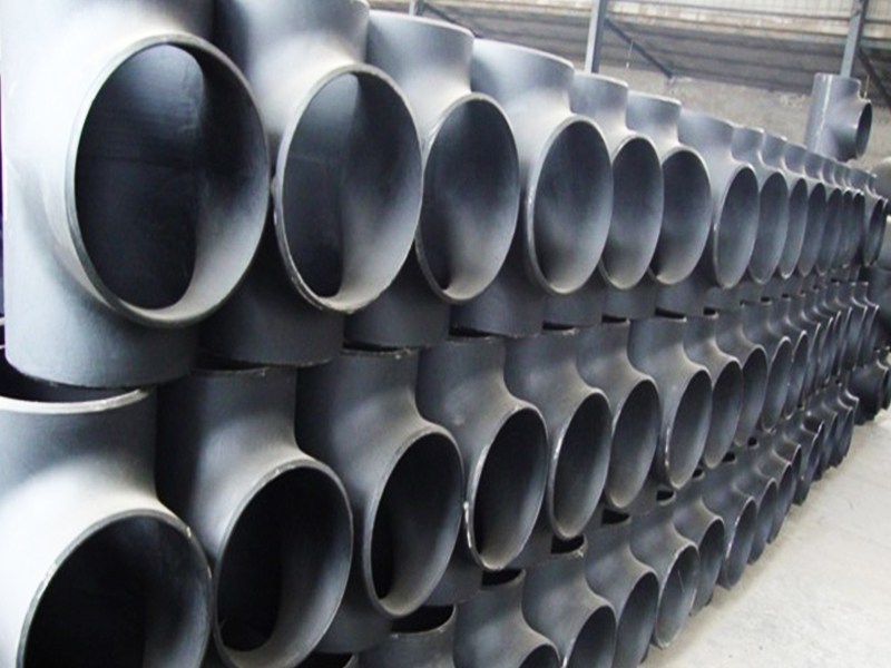 Carbon steel and stainless steel bevel seamless welding stamping cold hot pressing equal diameter reducing large diameter wear-resistant butt welding tee