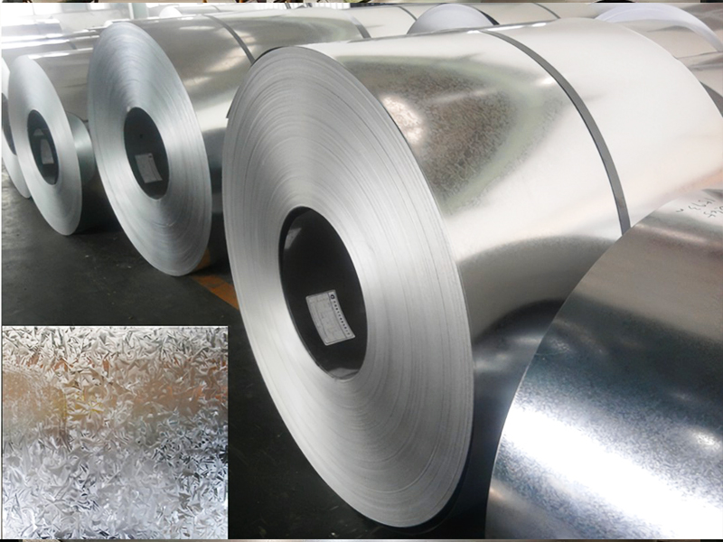 Aluminum coated zinc coil SGLCC deep stamping fingerprint resistant can be split flat