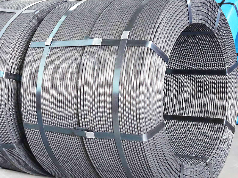 Steel strand galvanizing process prestressed steel wire rope anchor cable construction project