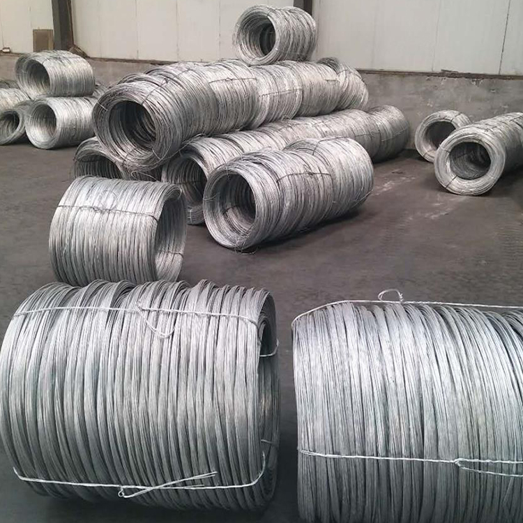Galvanized wire for construction sites