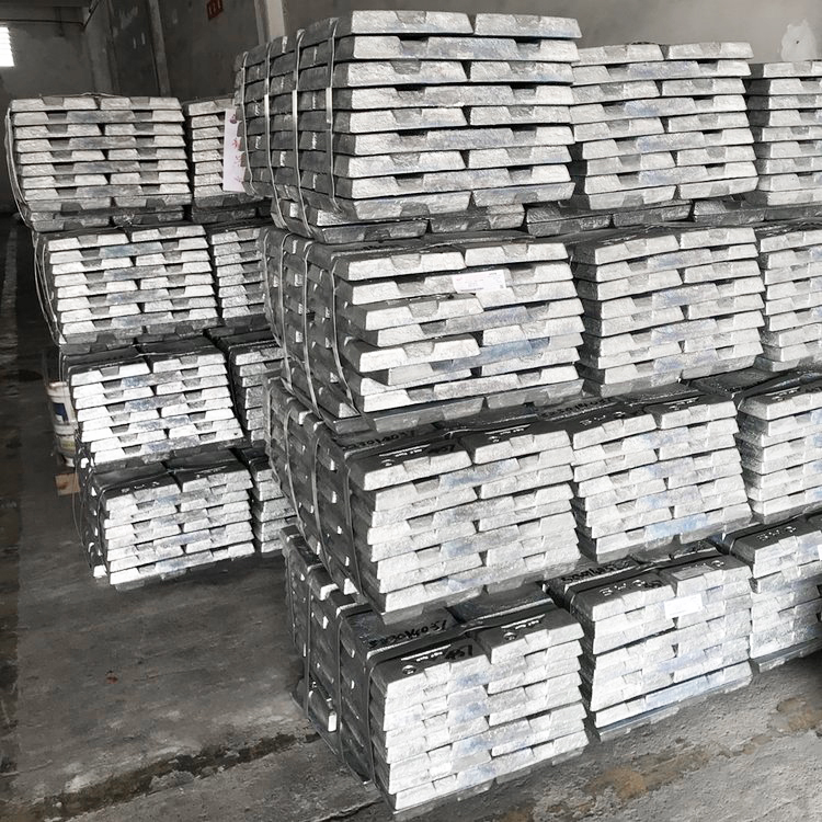 High purity zinc electroplating on zinc ingots