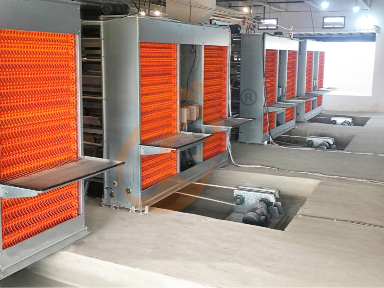 Automatic A Frame Layer Battery Cage System