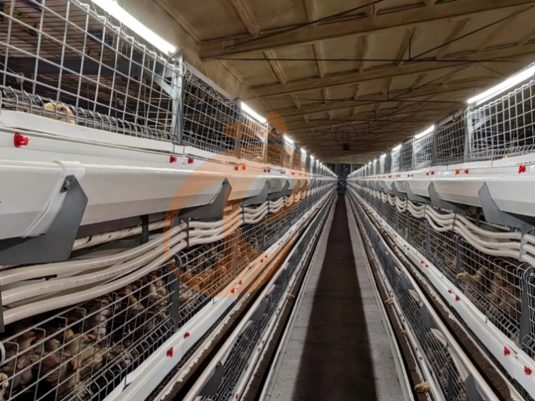 Semi Automatic H Frame Brooder Battery Cage System