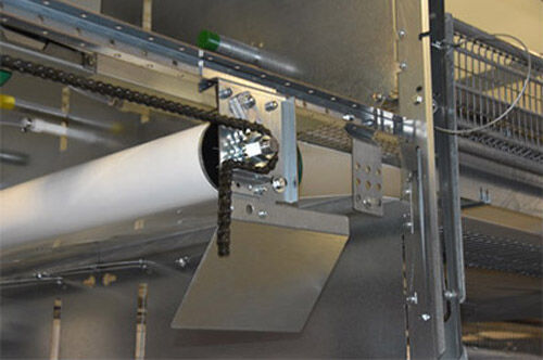 Luoto finished 3 rows 4 tiers battery cage system 