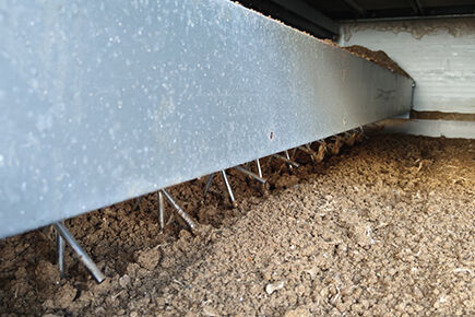 Luoto finished chicken manure drying poultry farm 