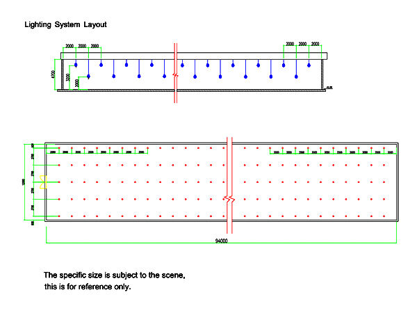 Layer house, 50,706 layers/house, H5 automatic layer chicken cage's house drawing