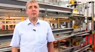 What is battery cage system used for egg laying chicken