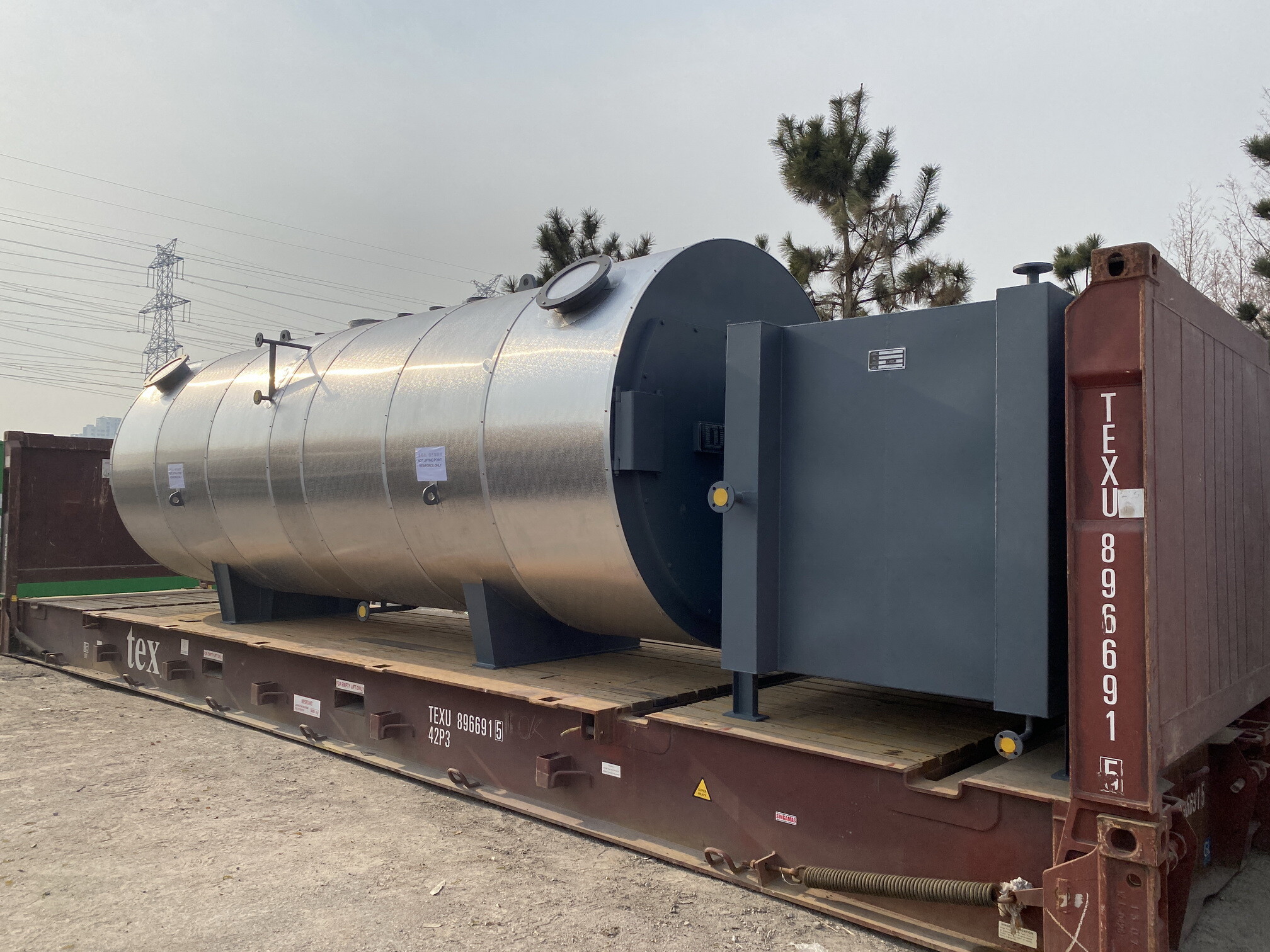 the 2nd boiler for our valuable customer has been loaded