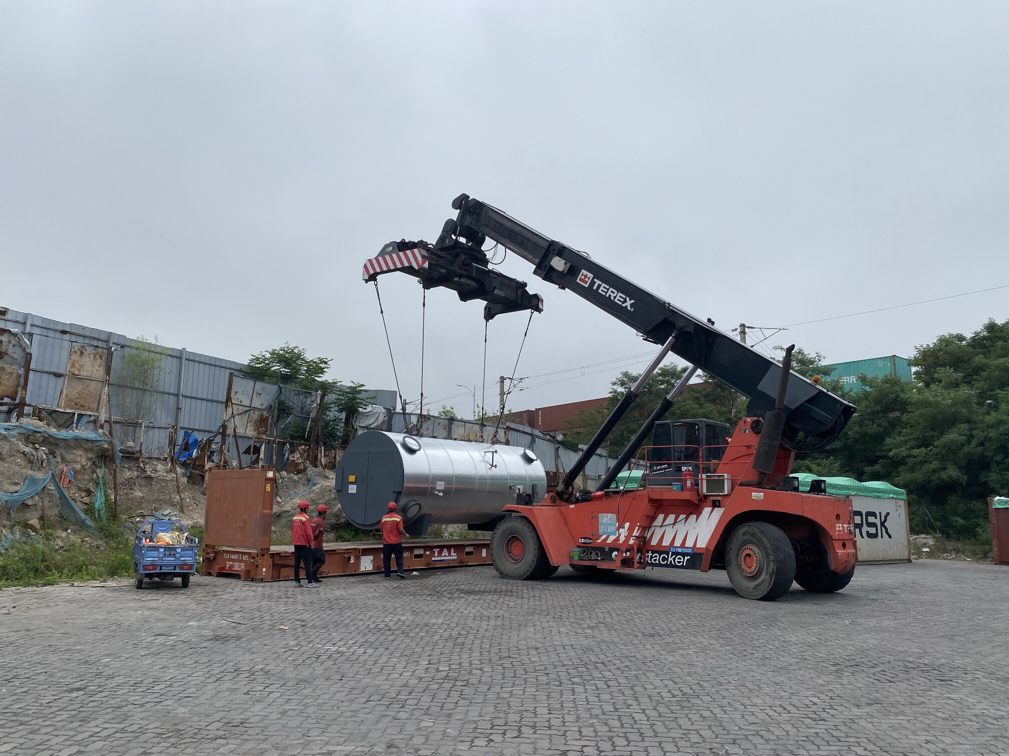 One boiler has been loaded today