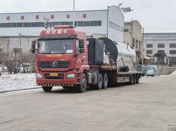 A 4t/h WHRB is delivered to Tianjin port today, it will be delivered by bulk ship.