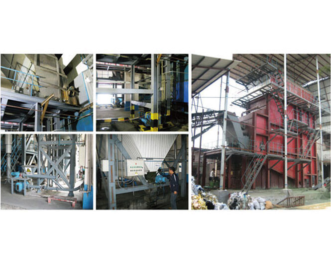 Solid waste incineration boiler