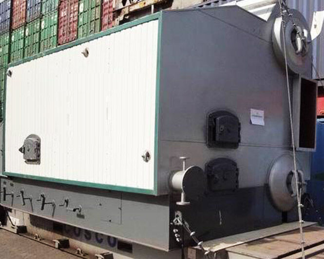 Coal fired hot water boiler