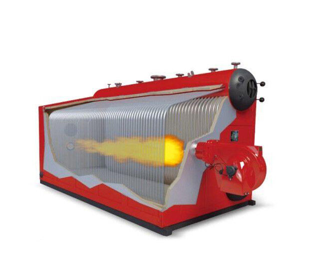 Oil/gas fired steam boiler