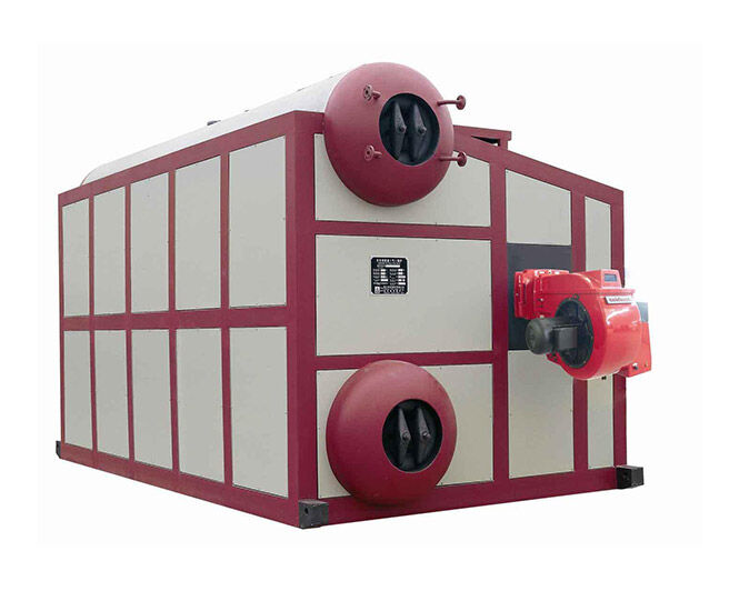 Oil/gas fired steam boiler