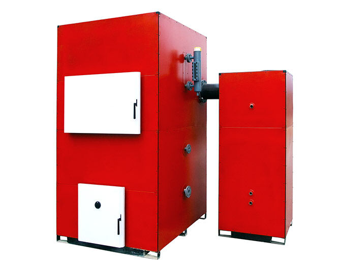 Biomass pellet fired boiler (commercial use)