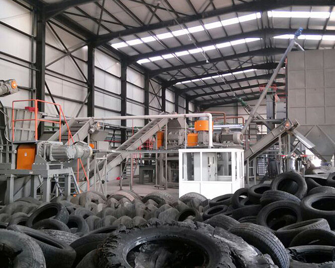 Fully Continuous Waste Tire Pyrolysis Plant