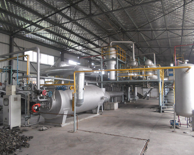 Fully Continuous Waste Tire Pyrolysis Plant