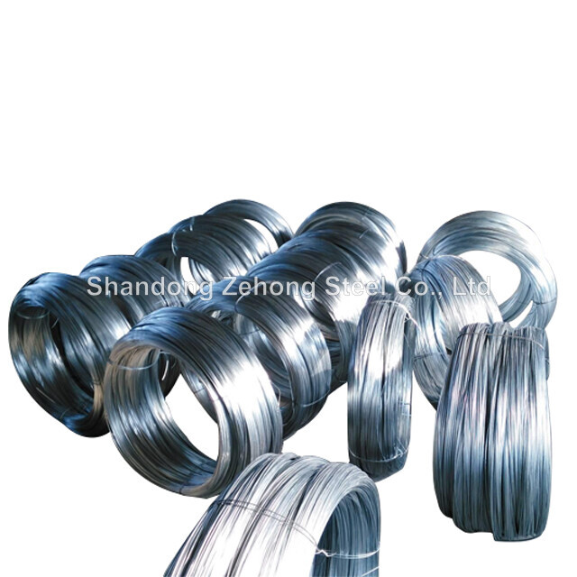 China Galvanized Steel Wire 0.7mm 0.8mm 1.2mm 1.6mm 1.8mm 2mm Diameter Hot-dipped Galvanized Wire