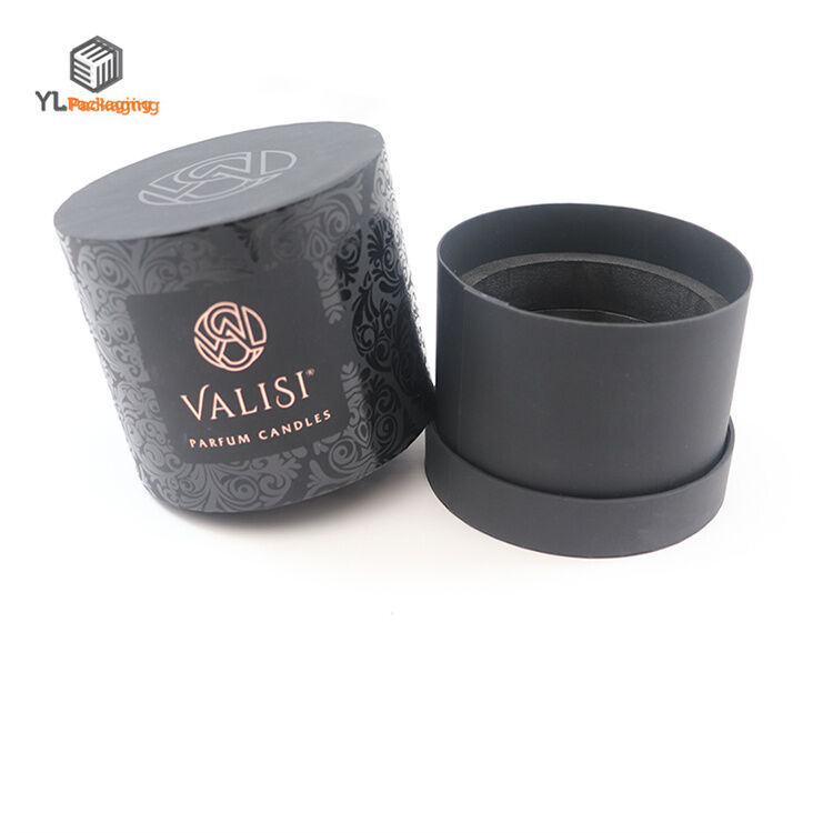 round candle box open