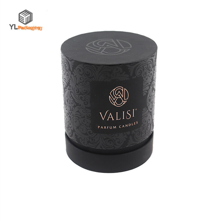 round candle box front