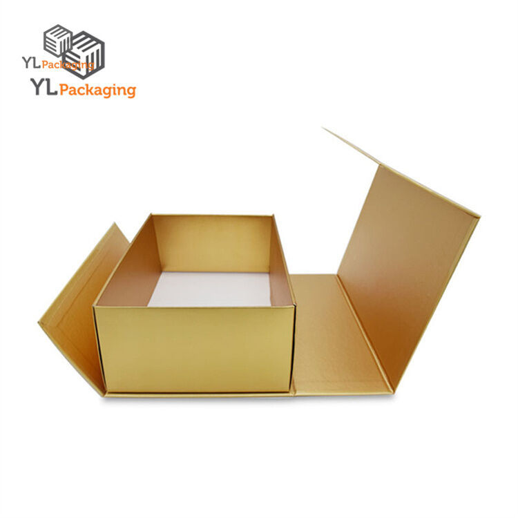 Custom Favor Paper Packing Gold Box