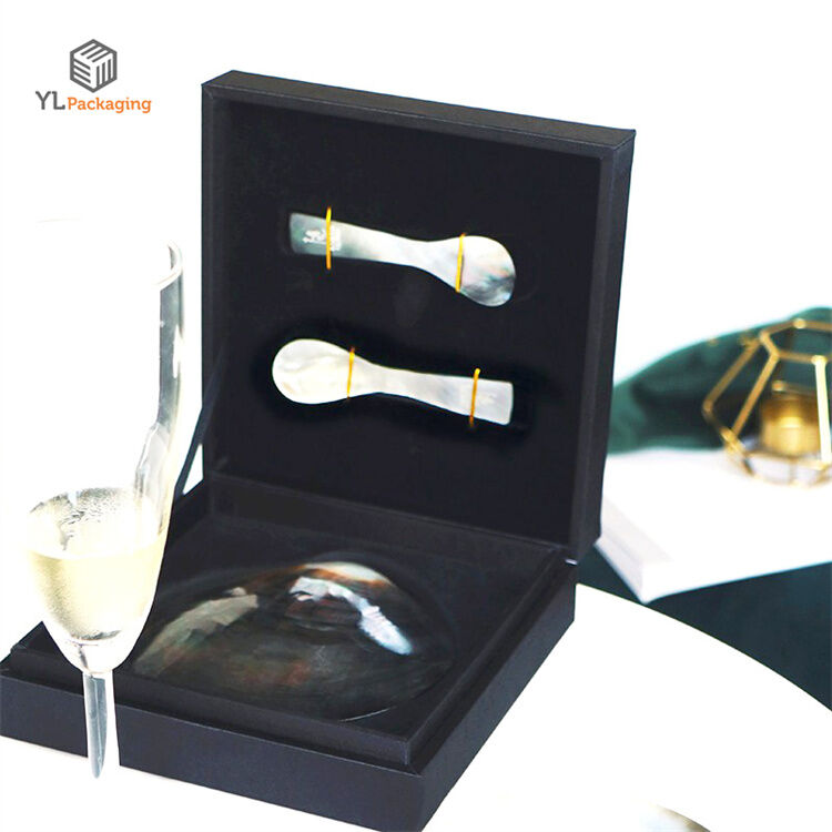 Custom High Quality Pu Leather Caviar Packing Box
