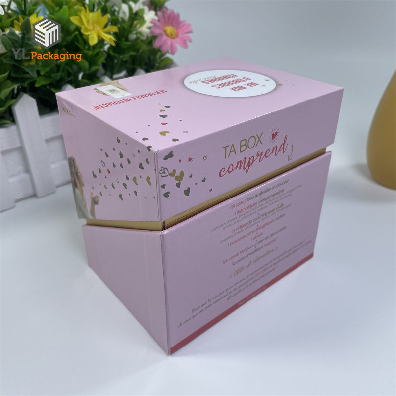 customized luxury rigid beauty packaging box cosmetics