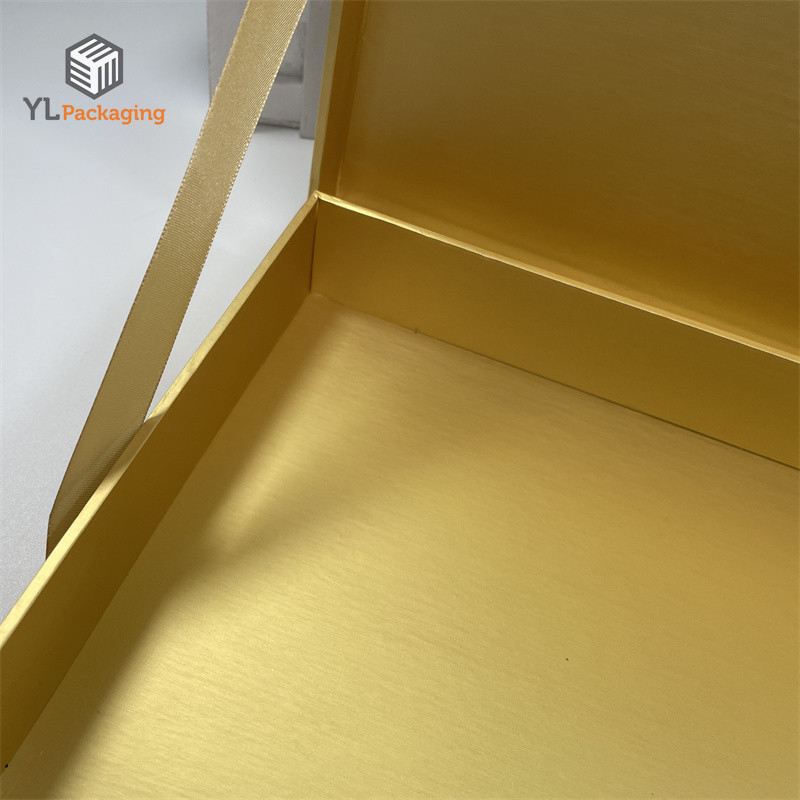 gold packaging box inside