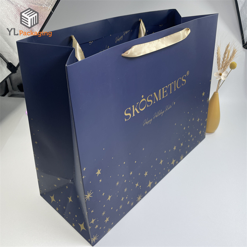 christmas paper bag front