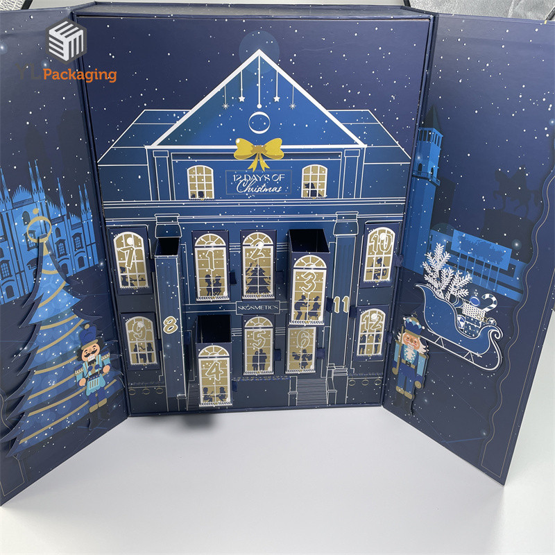 christmas advent calendar open