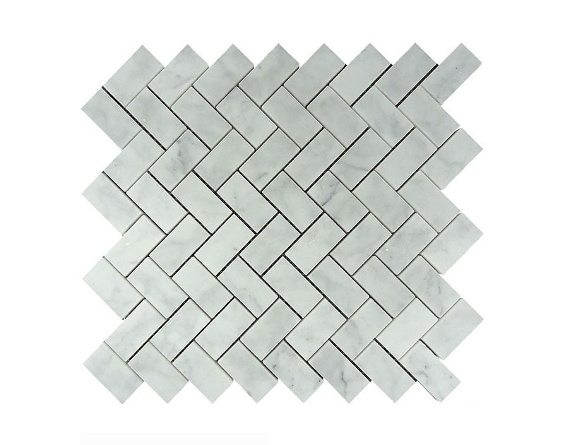 Horringbone marble mosaic tiles collection wholesale 