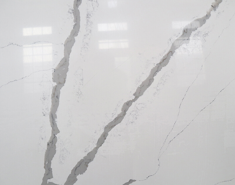 High density quartz stone polished surface carrara quartz stone 9628