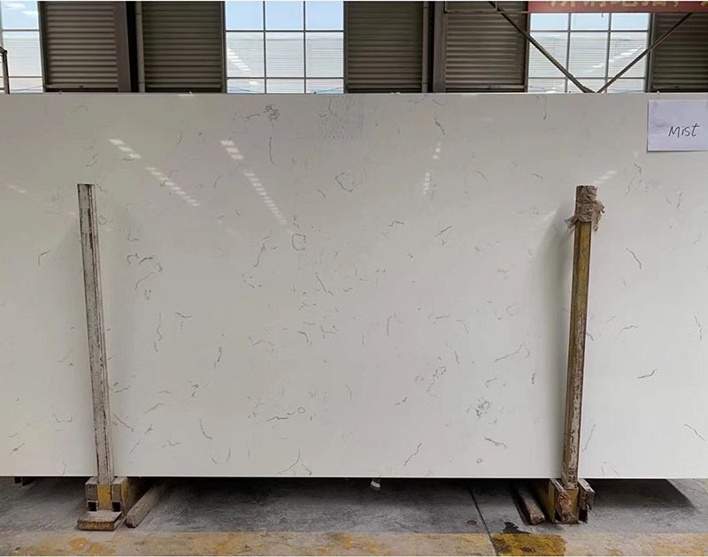 High density quartz stone polished surface carrara quartz stone Whisper