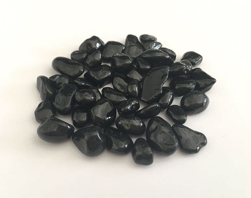 Wholesale custom decorative slag glass rock natural colored glass rocks