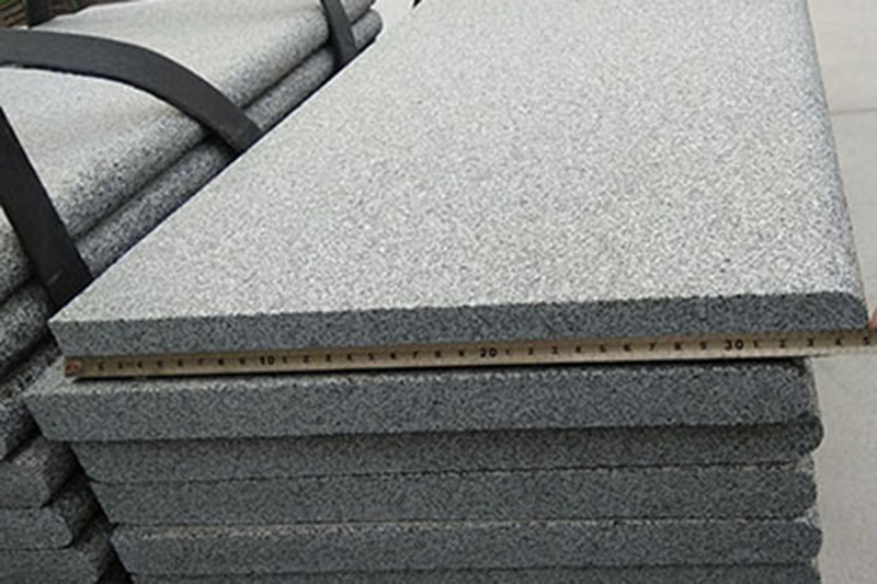Mid Grey granite paving