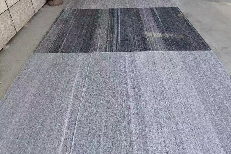 Negro Santiago granite paving