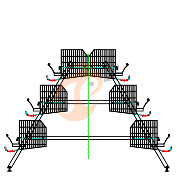 layer battery cage system (5) layer battery cage system (5)